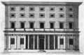 View of the facade of Palazzo Massimi alla Valle Rome - (after) Ferrerio, Pietro