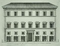 Palazzo of the Fonseca family Rome - Pietro or Falda, G.B. Ferrerio