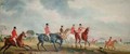 The Quorn Hunt The Artist and his Friends Moving Off - John Ferneley, Snr.