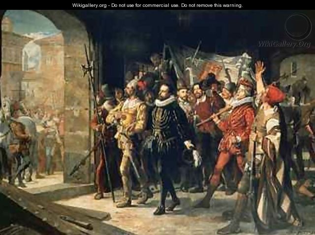 Antonio Perez 1540-1611 Released from Prison by the Rebels in 1591 - Augustus or Augusto Ferran