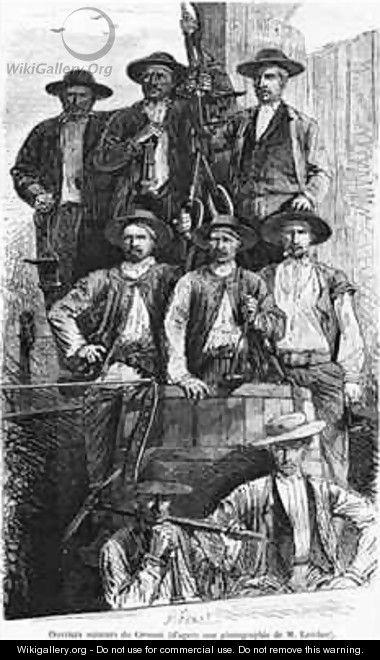 Coal Miners of Le Creusot during the Second Empire - (after) Ferat, Jules