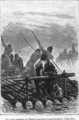 An old Baikal boatman took command of the raft - (after) Ferat, Jules
