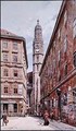 The Tower of the Maria am Gestade Church in the old town in Vienna - Erwin Fendl