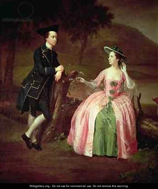Sir George and Lady Strickland - Arthur Devis