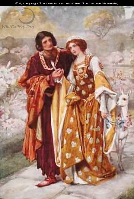 Lord Ronald and Lady Clare - Arthur A. Dixon
