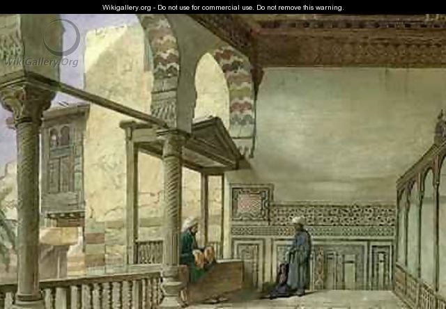 Loggia of Memlook Radnau Beys House Cairo - Frank Dillon