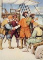 Magellan consults with his navigators - Arthur A. Dixon