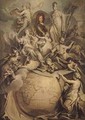 Allegory of Philippe II 1674-1723 Duke of Orleans - Antoine Dieu