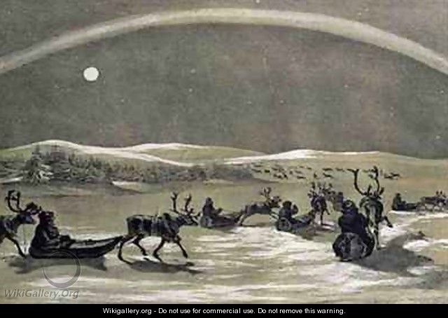Falling In With A Laplanders Herd of Reindeer - D. and Harding, J.D. Dighton