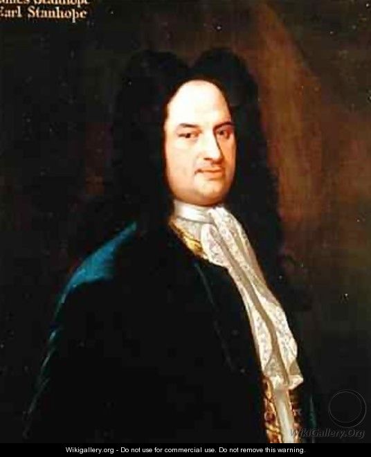 Portrait of James 1st Earl Stanhope 1673-1721 - Johann Van Diest