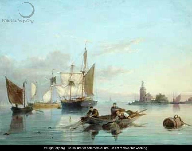 On the Isle of Texel Holland - Cornelis Christiaan Dommelshuizen