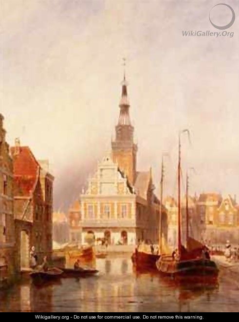 The Weighing House Alkmaar Holland - Pieter Cornelis Dommerson