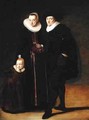 Portrait of a Married Couple with their Son - Gerrit van Donck
