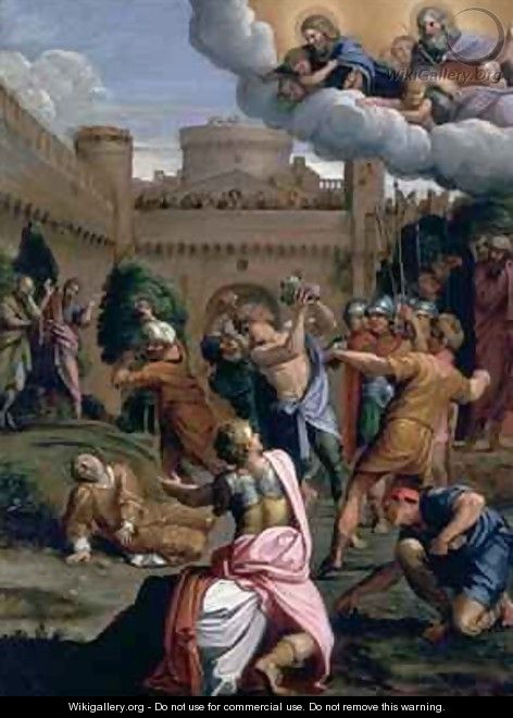 The Stoning of St Stephen - Domenichino (Domenico Zampieri)