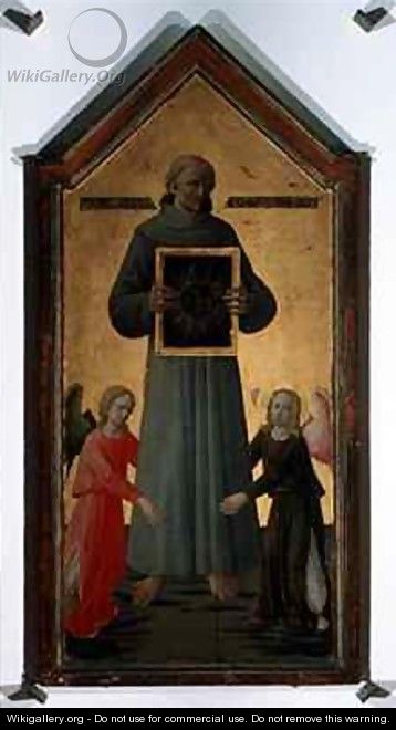 St Bernardino of Siena - Michelino Domenico di