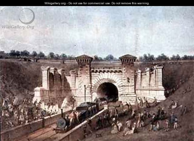 The Primrose Hill Railway Tunnel - Edwin Thomas Dolby