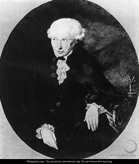 Portrait of Emmanuel Kant 1724-1804 - (after) Dobler, Georg