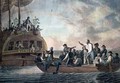 The mutineers turning Lieut Bligh and part of the officers and crew adrift from his Majestys ship the Bounty - Robert Dodd