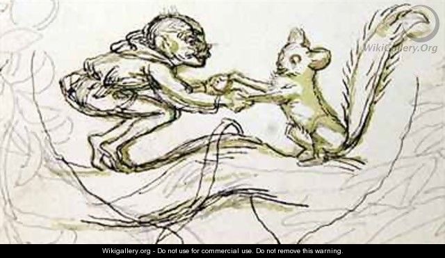 Goblin and Squirrel - Richard Doyle
