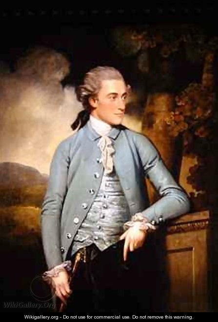 A portrait of John Mortlock of Cambridge and Abington Hall Great Abington Cambridgeshire - John Downman