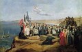 Burial of the Vicomte de Chateaubriand 1768-1848 at Grand Be - Valentin Louis Doutreleau