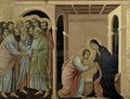 Maesta The Virgin Says Farewell to St John - Buoninsegna Duccio di