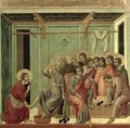 Maesta Christ Washing the Disciples Feet - Buoninsegna Duccio di