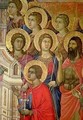 Maesta Detail of Saints including St John the Baptist - Buoninsegna Duccio di