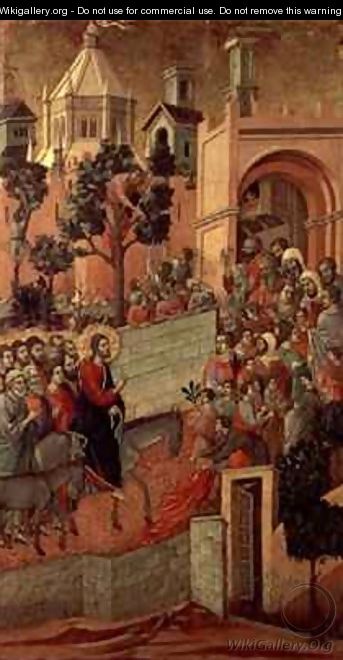 Maesta Entry into Jerusalem - Buoninsegna Duccio di