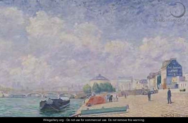 The Seine at Bercy - Albert Dubois-Pillet