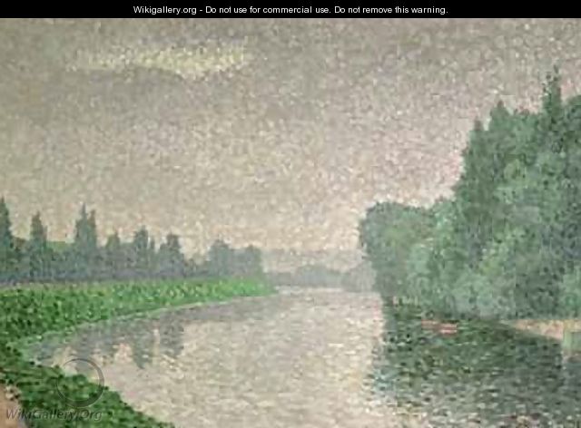 The Marne at Dawn - Albert Dubois-Pillet