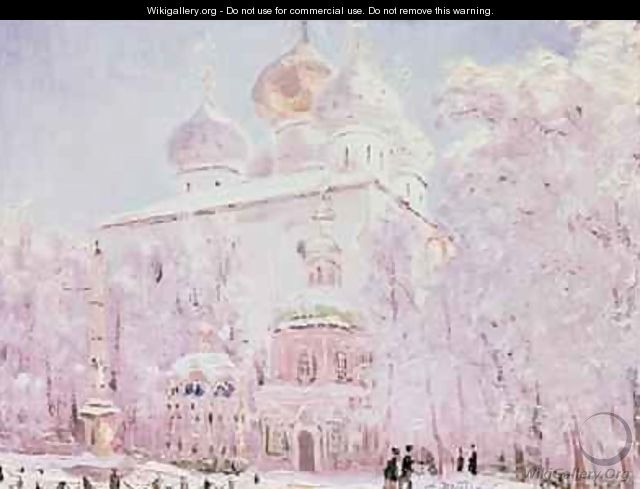 Winter in the Trinity St Sergius Lavra in Sergiyev Posad - Nikolay Nikanorovich Dubovskoy