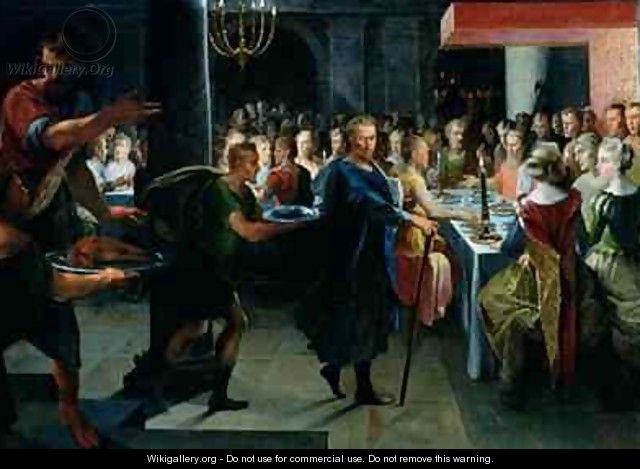 Dice Offering a Banquet to Francus in the Presence of Hyante and Climene - Toussaint Dubreuil