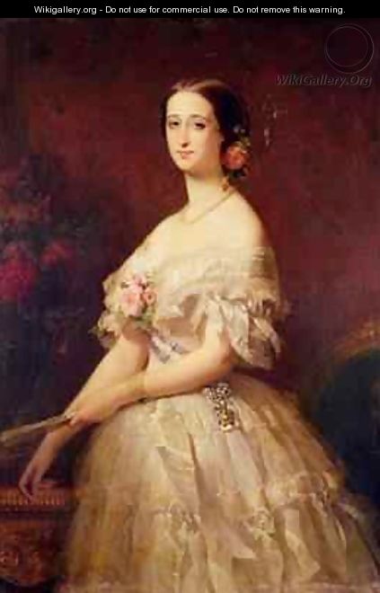 Portrait of Empress Eugenie 1826-1920 - Edouard Louis Dubufe
