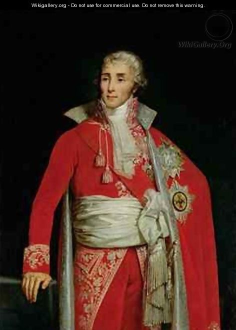 Portrait of Joseph Fouche 1759-1820 Duke of Otranto - Edouard Louis Dubufe