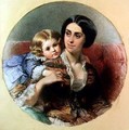 Maternal Tenderness - Edouard Louis Dubufe