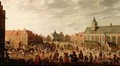 A military procession in the town square of Amersfoort - Joost Cornelisz. Droochsloot