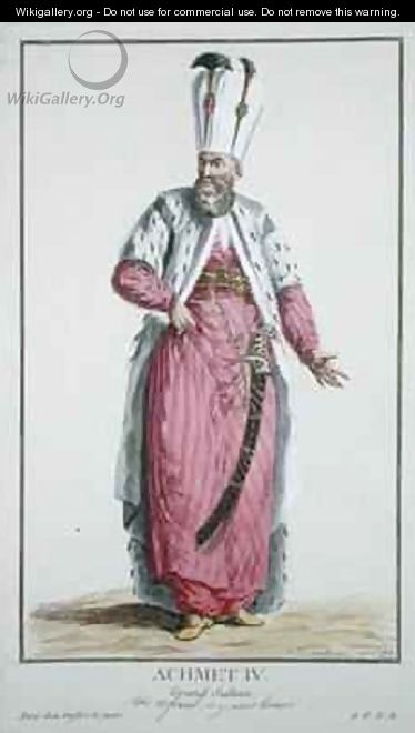 Sultan Achmet IV - Pierre Duflos