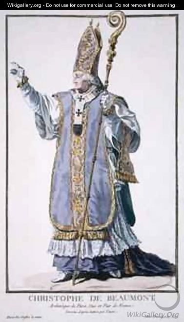 Christophe de Beaumont Archbishop of Paris - Pierre Duflos