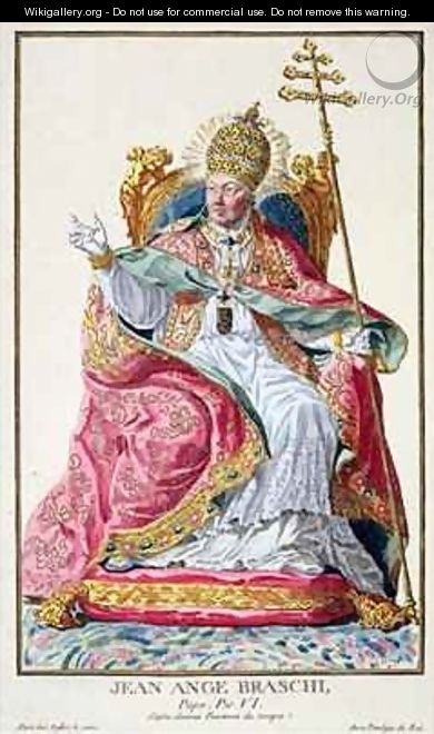 Pope Pius VI 1717-99 - Pierre Duflos