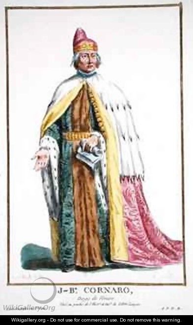 Giovanni Cornaro 1647-1722 Doge of Venice - Pierre Duflos