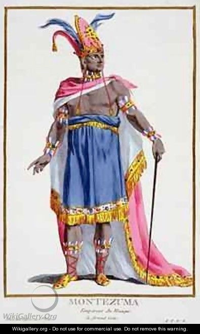 Montezuma the Emperor of Mexico 1466-1520 - Pierre Duflos