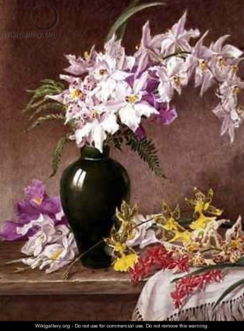 Orchids in a Vase - Mary Elizabeth Duffield