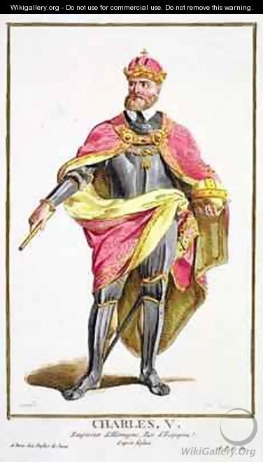Charles V 1500-58 - Pierre Duflos