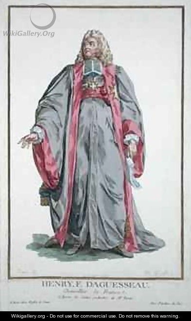 Henri Francois dAguesseau 1668-1751 - Pierre Duflos