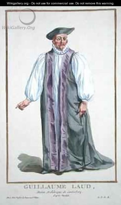 William Laud 1573-1645 Archbishop of Canterbury - Pierre Duflos