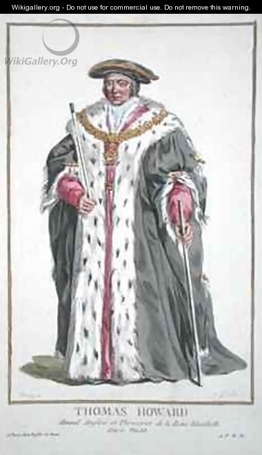 Thomas Howard 1473-1554 3rd Duke of Norfolk - Pierre Duflos