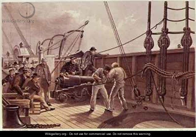 Splicing the Trans Atlantic telegraph cable - Robert Dudley