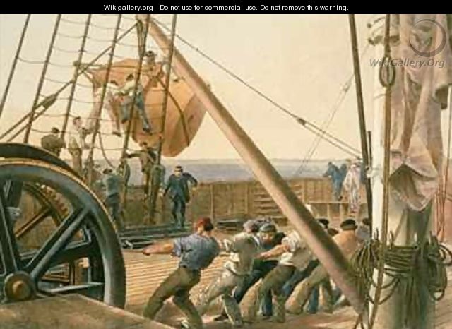 Preparing to launch one of the large buoys - Robert Dudley