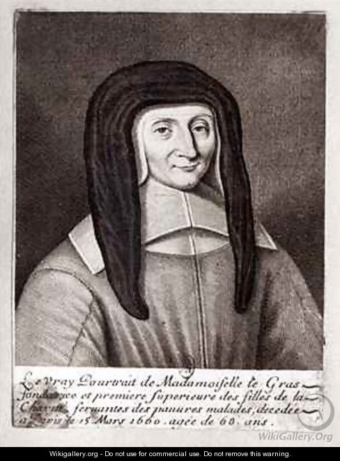 Portrait of Louise de Marillac 1591-1660 - Gaspard Duchange